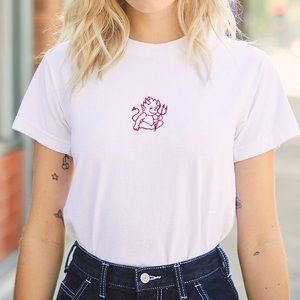 Brandy Melville Haile Baby Devil Top NWT